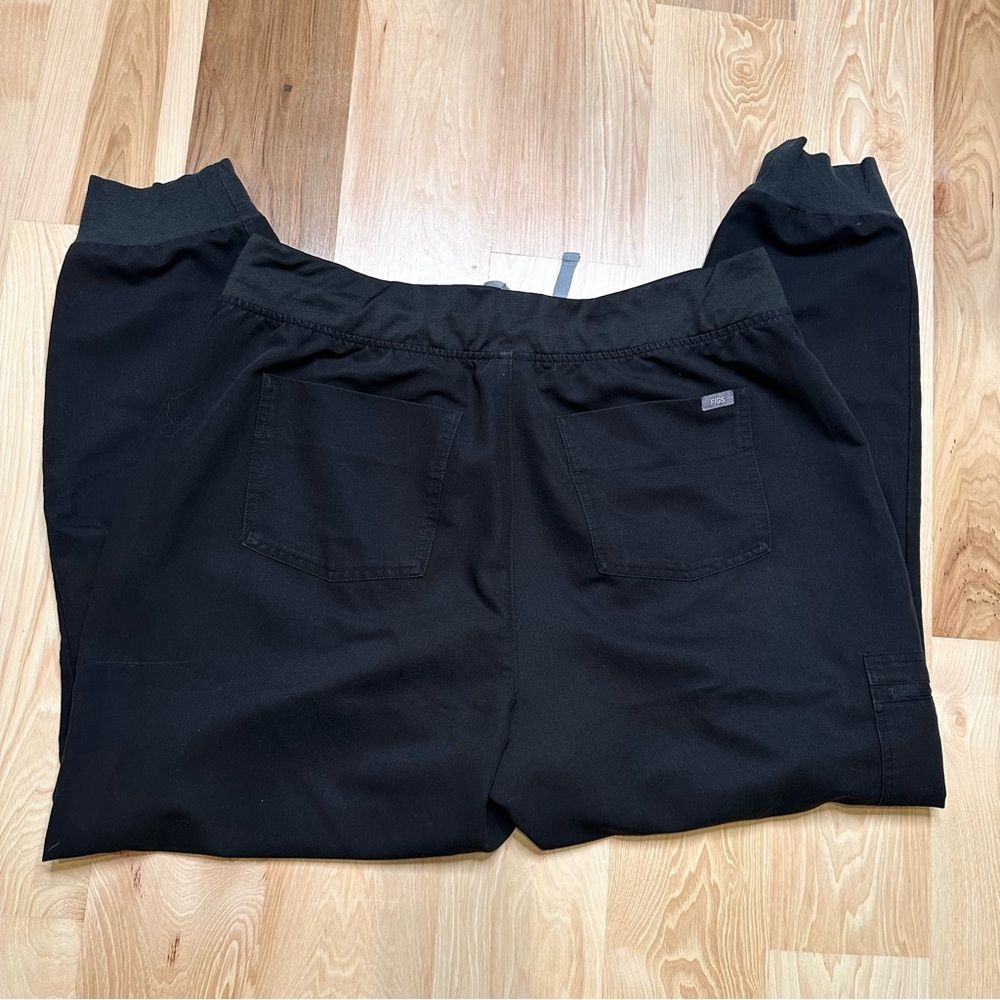 Figs Black Zamora Jogger Scrub Pants Women’s size XXL 2XL - Picture 5 of 6